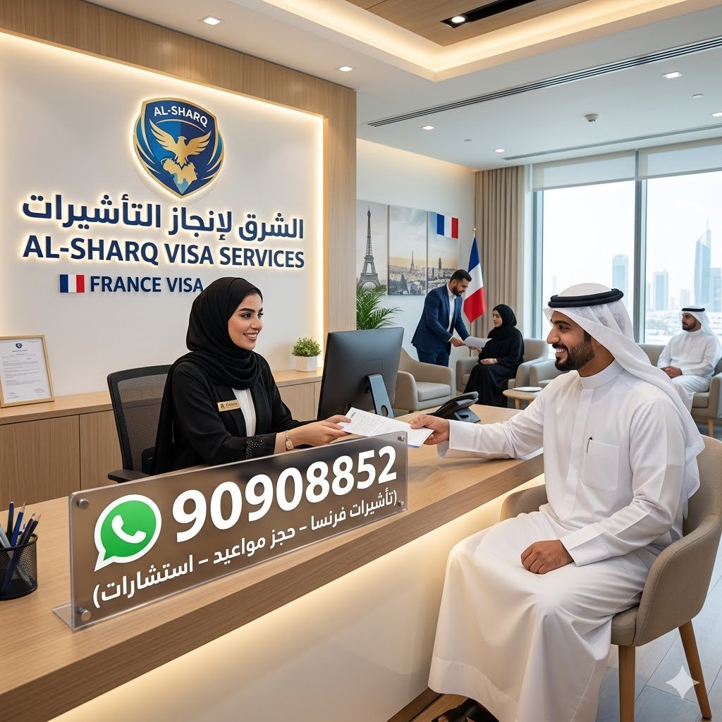 مكتب استخراج فيزا فرنسا من الكويت