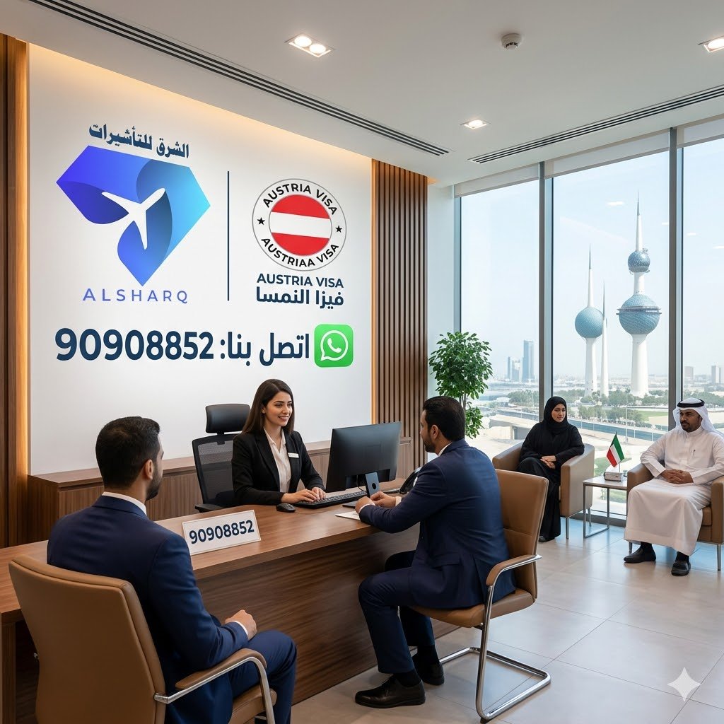 مكتب استخراج فيزا النمسا من الكويت تجهيز طلبات شنغن بسهولة وسرعة