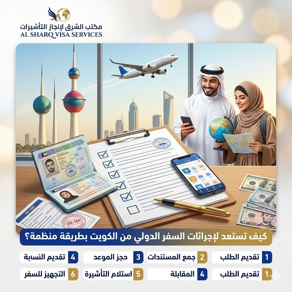 كيف تستعد إلى السفر الدولي من الكويت