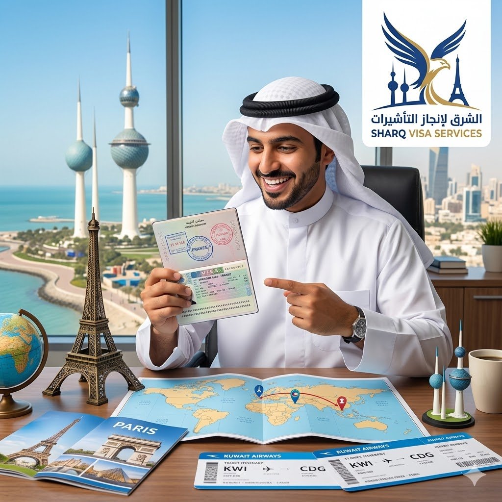 تجربة السفر إلى فرنسا من الكويت